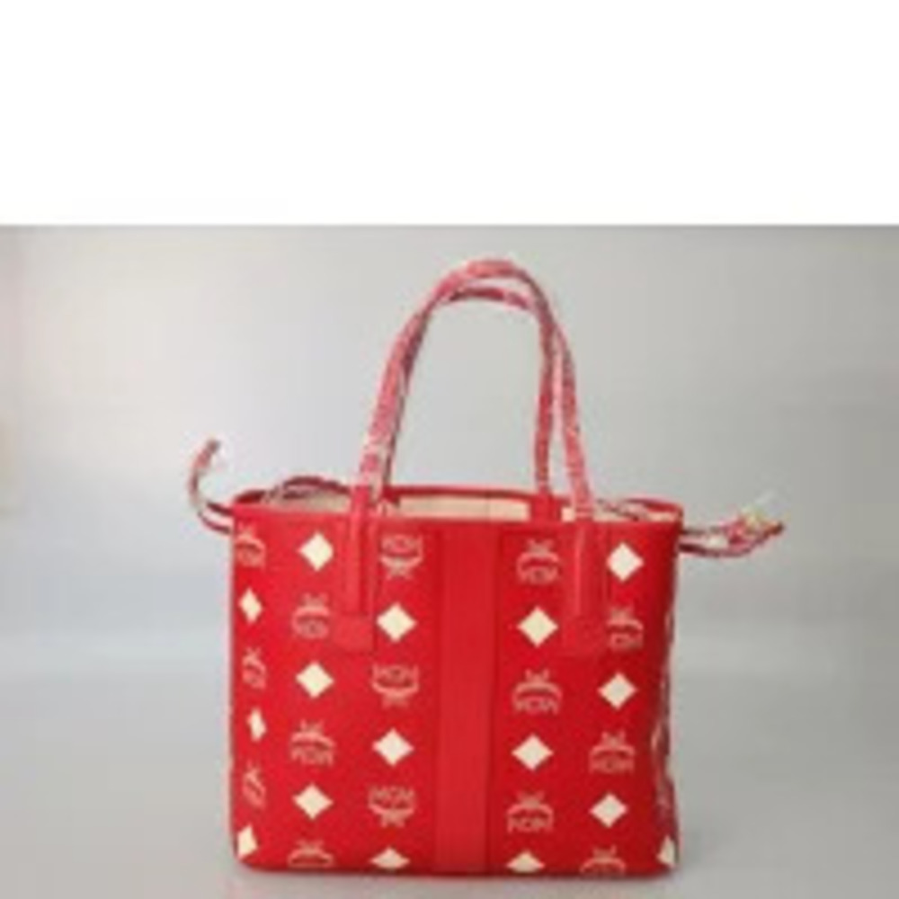 Mcm SA Bag Visetos Liz Shopper Maxi Black